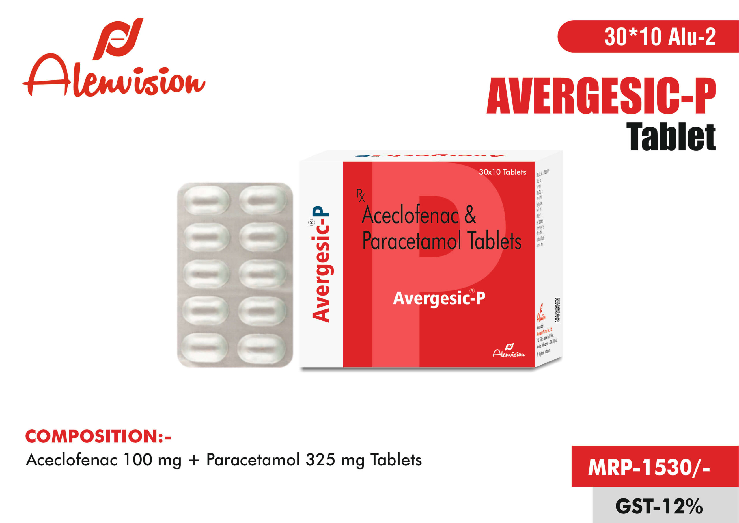 AVERGESIC-P 30x10 ALU ALU