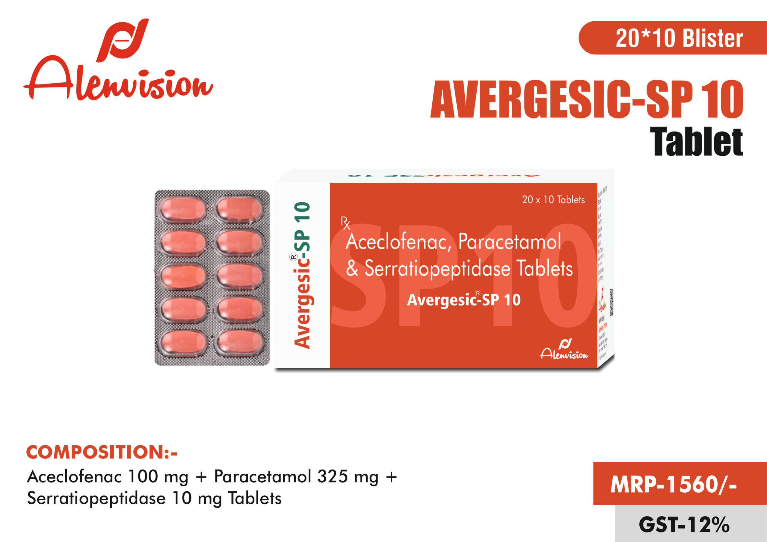 AVERGESIC-SP 10 TAB