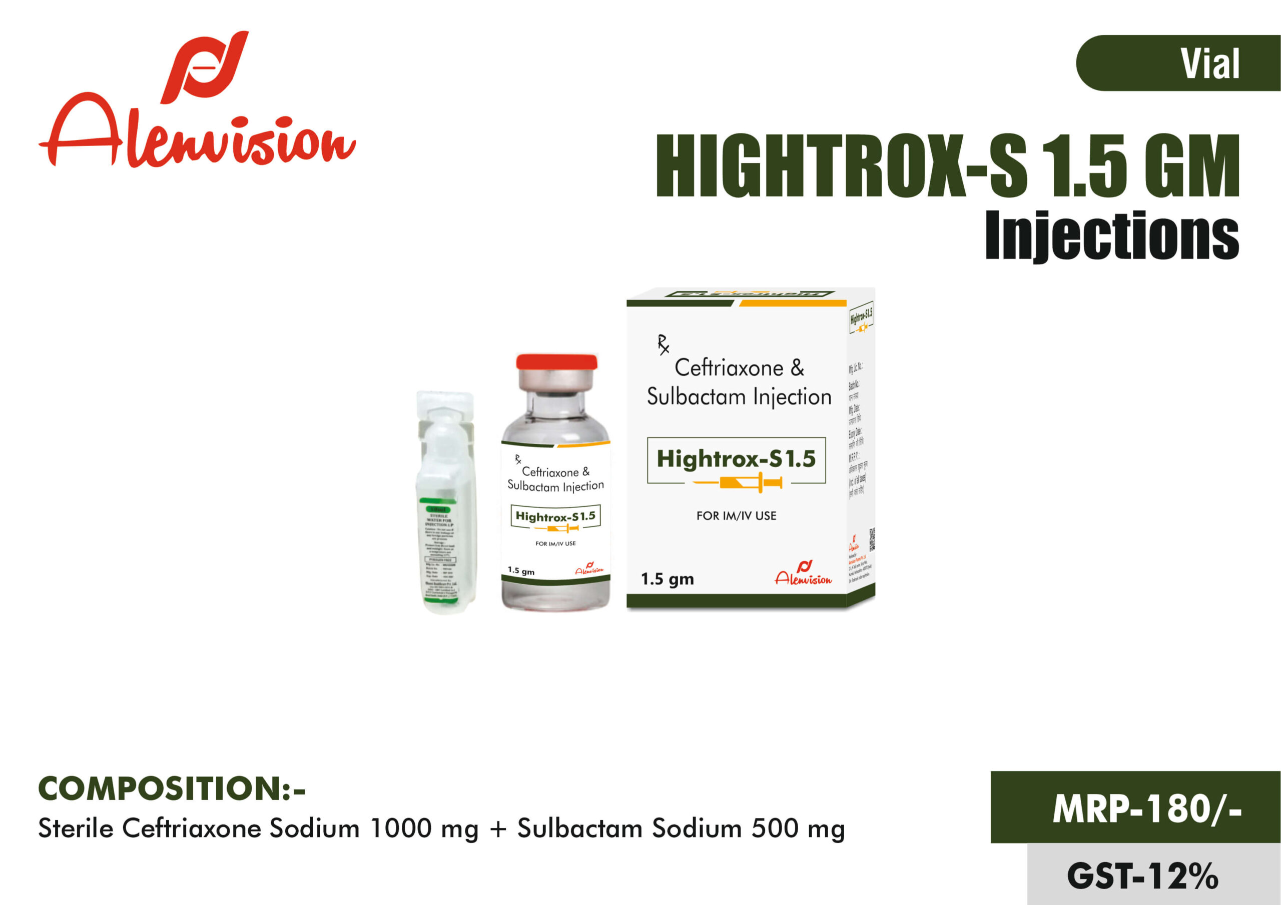HIGHTROX-S 1.5 GM INJECTION