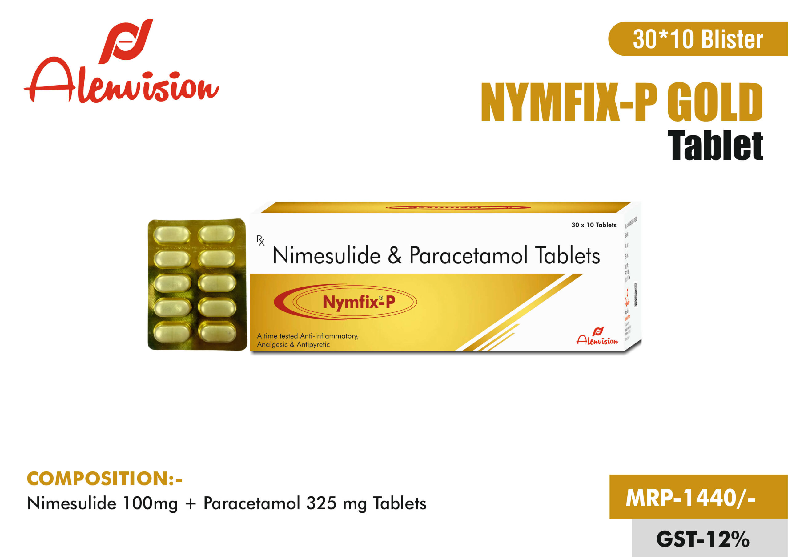 NYMFIX-P GOLD TAB